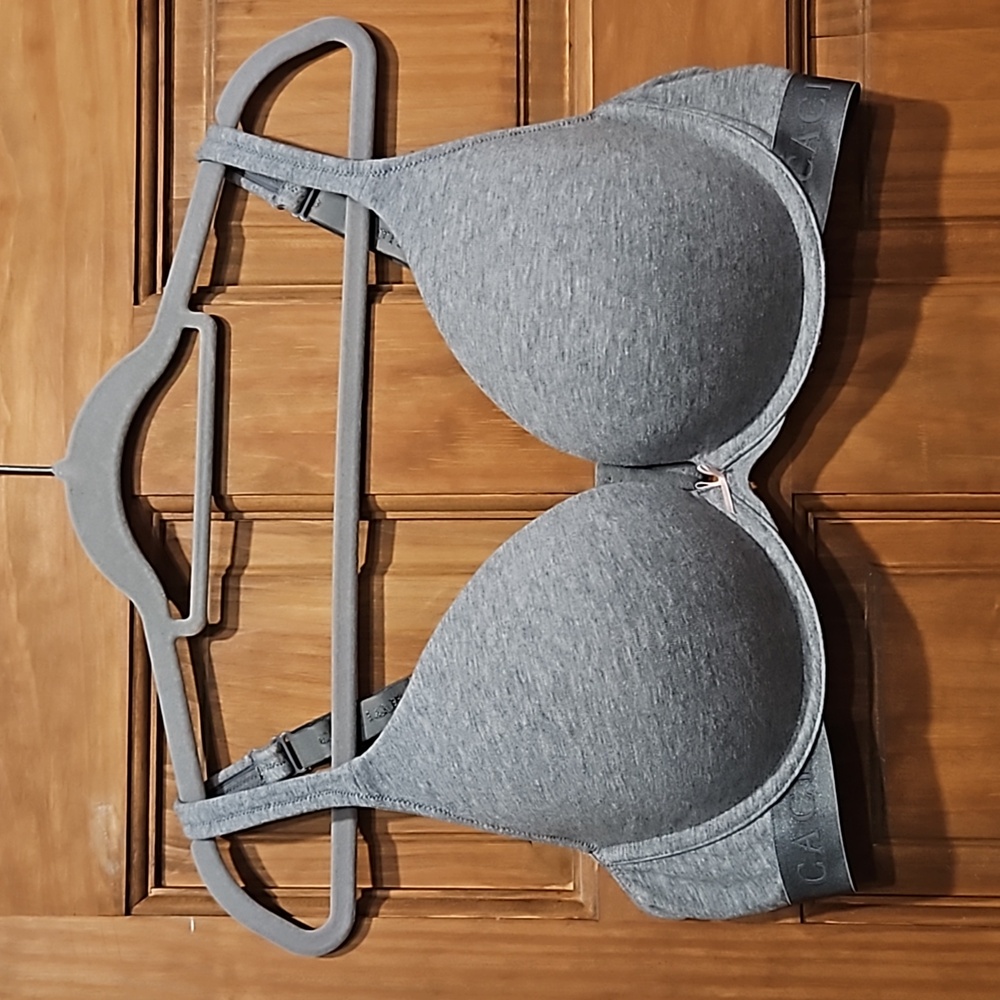 Cacique Cotton Boost Plunge bra
